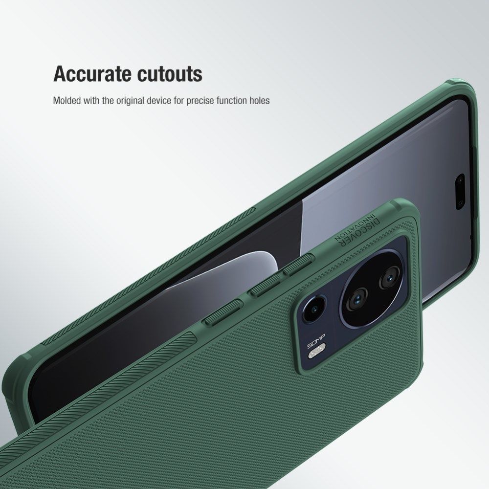 Nillkin Super Frosted Shield Xiaomi 13 Lite Hoesje Back Cover Groen afbeelding 8