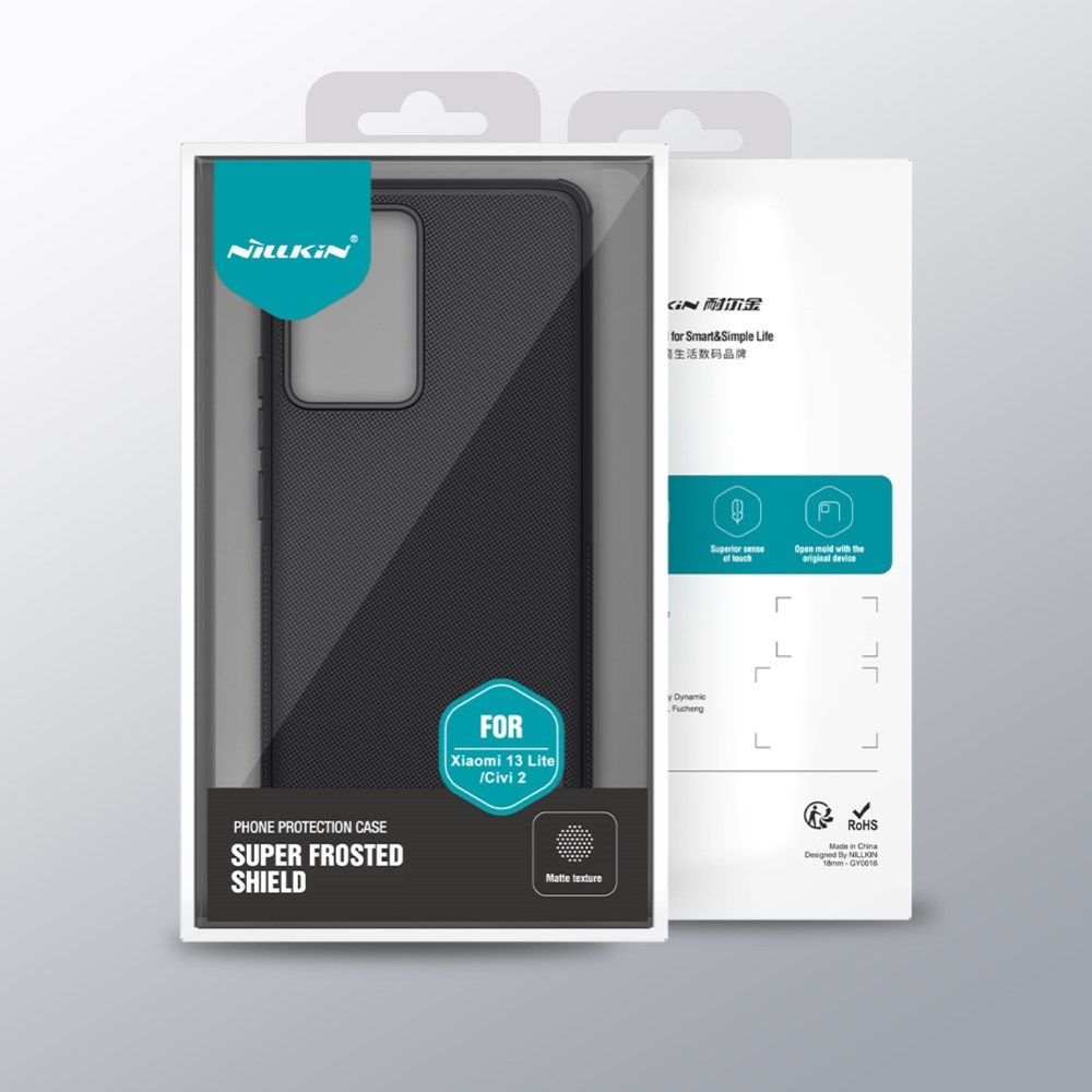 Nillkin Super Frosted Shield Xiaomi 13 Lite Hoesje Back Cover Groen afbeelding 9