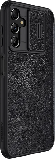 Nillkin Qin Pro Samsung Galaxy A14 Hoesje met Camera Slider Zwart afbeelding 7