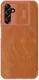 Nillkin Qin Pro Samsung Galaxy A14 Hoesje met Camera Slider Bruin afbeelding 2