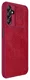 Nillkin Qin Pro Samsung Galaxy A14 Hoesje met Camera Slider Rood afbeelding 4