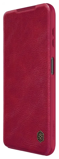 Nillkin Qin Pro Samsung Galaxy A14 Hoesje met Camera Slider Rood afbeelding 5