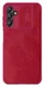 Nillkin Qin Pro Samsung Galaxy A14 Hoesje met Camera Slider Rood afbeelding 2