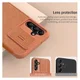 Nillkin Qin Pro Samsung Galaxy A14 Hoesje met Camera Slider Rood afbeelding 11