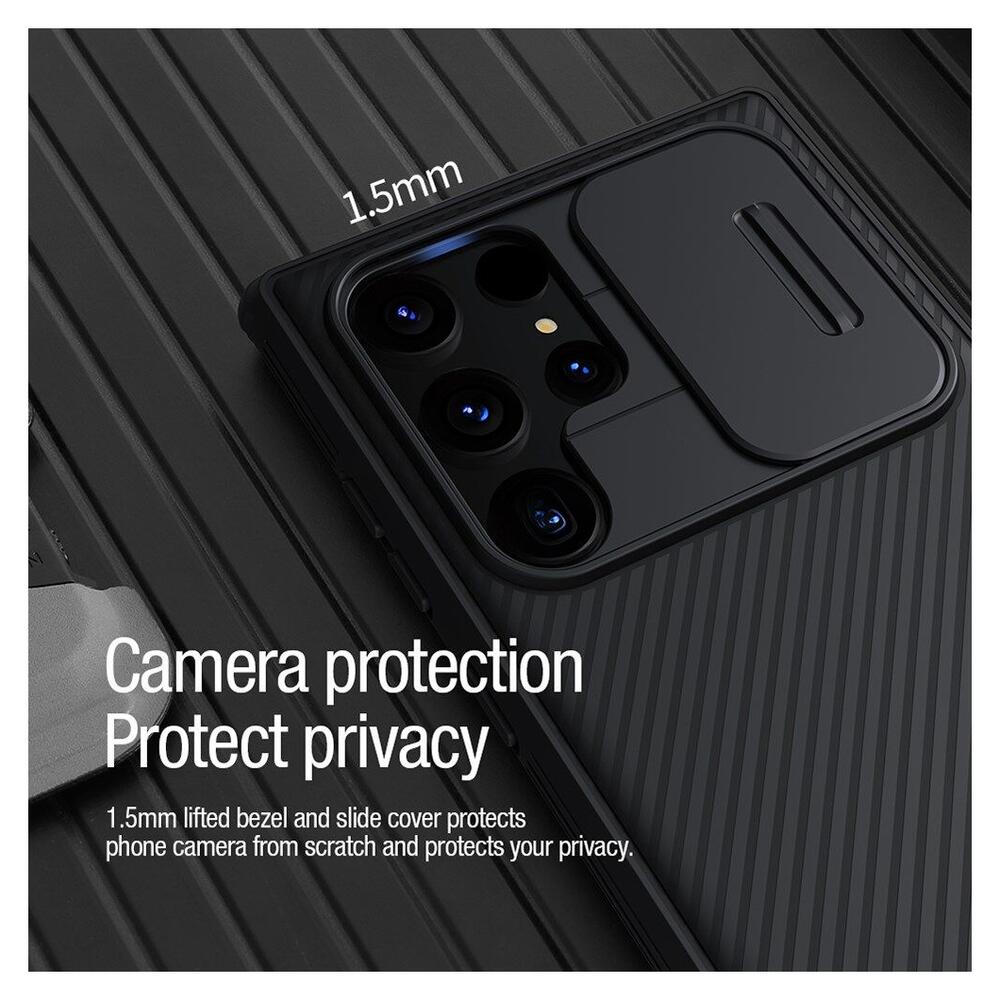 Nillkin CamShield MagSafe Galaxy S22 Ultra Hoesje Camera Slider Zwart afbeelding 3
