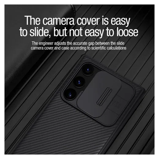 Nillkin CamShield MagSafe Galaxy S22 Ultra Hoesje Camera Slider Zwart afbeelding 6