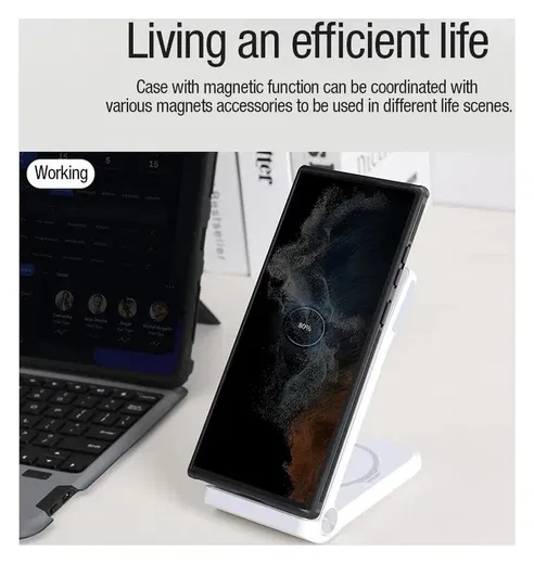 Nillkin CamShield MagSafe Galaxy S22 Ultra Hoesje Camera Slider Zwart afbeelding 7