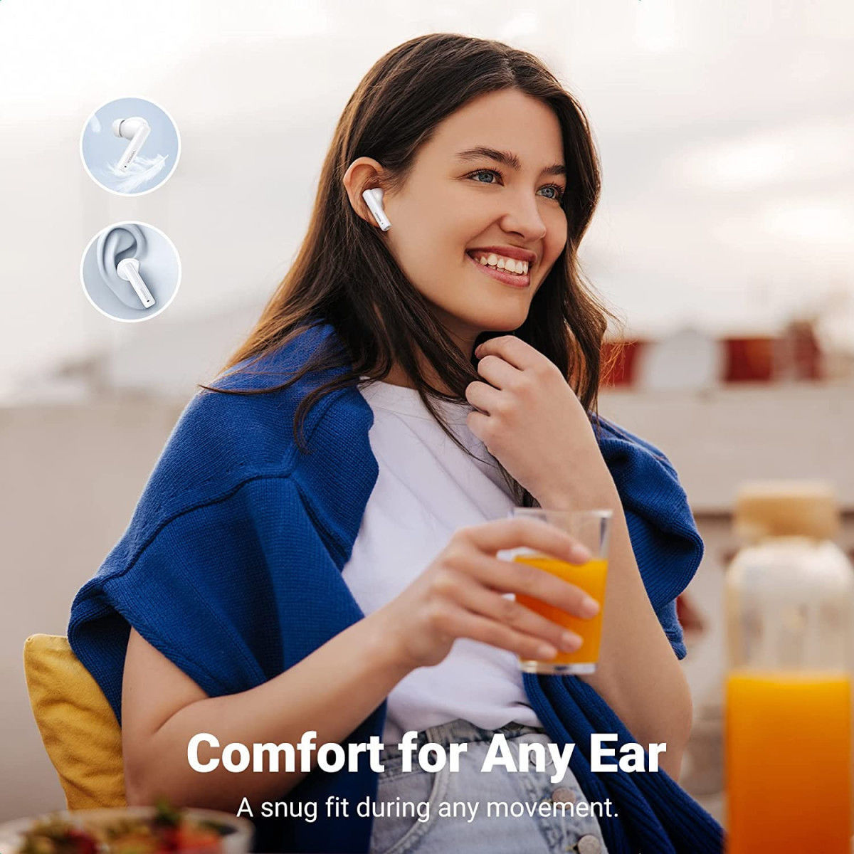 UGREEN HiTune T3 Draadloze Bluetooth Earphones Noise Cancelling Zwart afbeelding 8