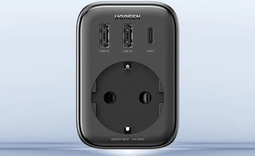 UGREEN Smart Plug Stekkeradapter 30W Oplader met USB/USB-C en AC afbeelding 2