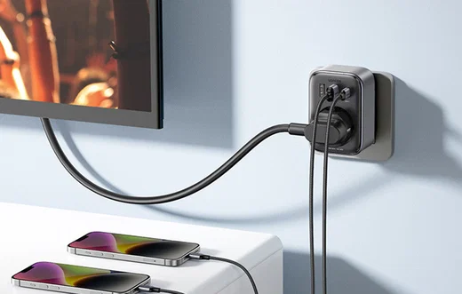 UGREEN Smart Plug Stekkeradapter 30W Oplader met USB/USB-C en AC afbeelding 3