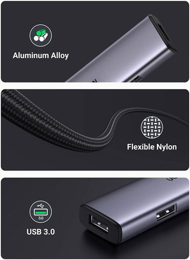 UGREEN Hub Adapter USB naar 4x USB en USB-C voor Laptop/MacBook afbeelding 7