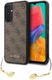 Guess Samsung Galaxy A34 Hoesje Charm Back Cover Bruin afbeelding 1