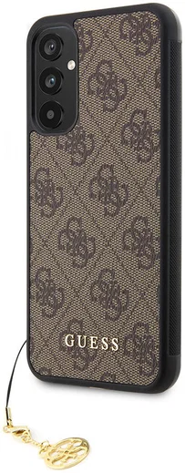 Guess Samsung Galaxy A34 Hoesje Charm Back Cover Bruin afbeelding 3