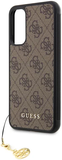 Guess Samsung Galaxy A34 Hoesje Charm Back Cover Bruin afbeelding 5