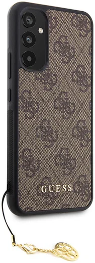 Guess Samsung Galaxy A34 Hoesje Charm Back Cover Bruin afbeelding 7