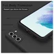 Samsung Galaxy S21 Hoesje Dun TPU Matte Back Cover Zwart afbeelding 2