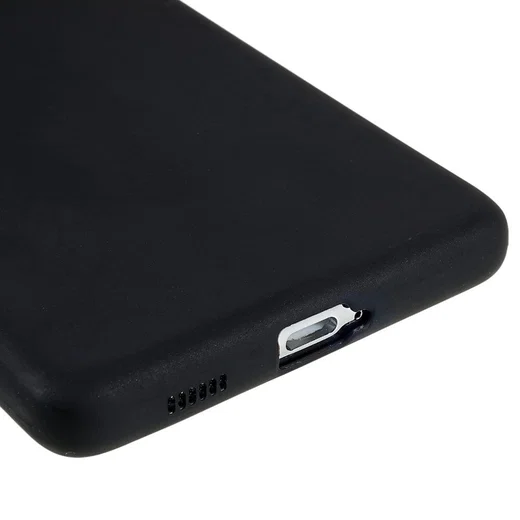 Samsung Galaxy S21 Ultra Hoesje Dun TPU Matte Back Cover Zwart afbeelding 7