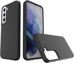 Samsung Galaxy S22 Hoesje Dun TPU Matte Back Cover Zwart afbeelding