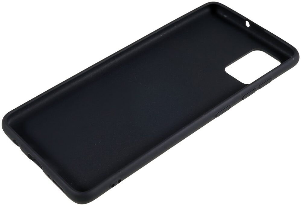 Samsung Galaxy A51 Hoesje Dun TPU Matte Back Cover Zwart afbeelding 8