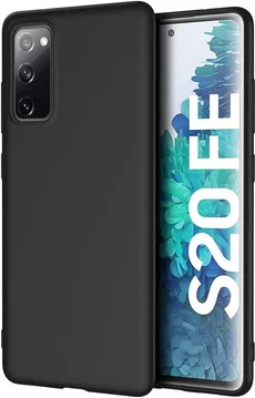 Samsung Galaxy S20 FE Hoesje Dun TPU Back Cover Matte Zwart