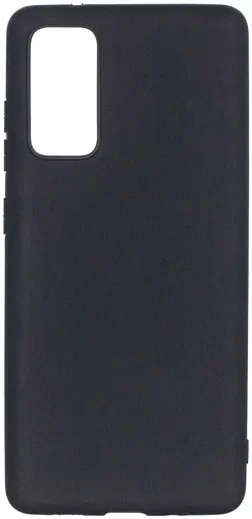 Samsung Galaxy S20 FE Hoesje Dun TPU Back Cover Matte Zwart afbeelding 3