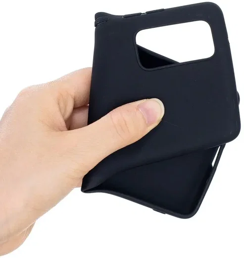 Samsung Galaxy S20 FE Hoesje Dun TPU Back Cover Matte Zwart afbeelding 4