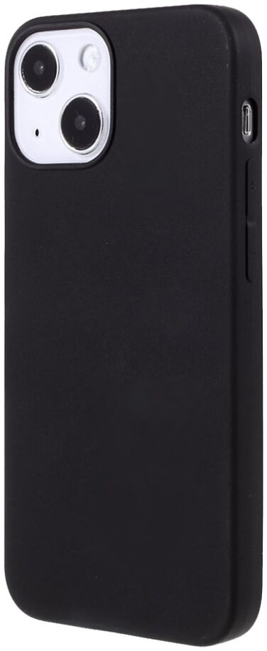Apple iPhone 13 Hoesje Dun TPU Matte Back Cover Zwart afbeelding 4