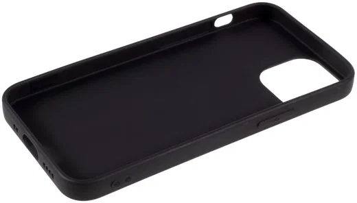 Apple iPhone 13 Hoesje Dun TPU Matte Back Cover Zwart afbeelding 8