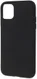 Apple iPhone 11 Hoesje Dun TPU Matte Back Cover Zwart afbeelding 3