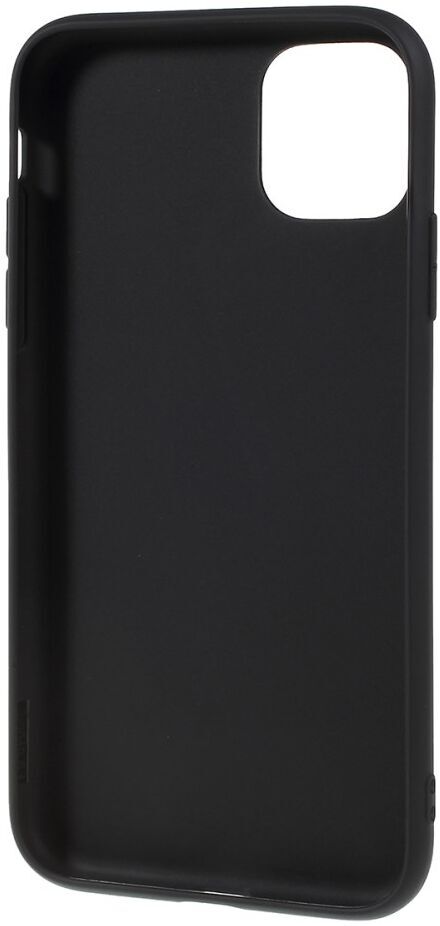 Apple iPhone 11 Hoesje Dun TPU Matte Back Cover Zwart afbeelding 4