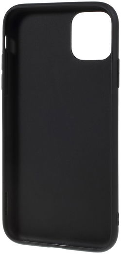 Apple iPhone 11 Pro Hoesje Dun TPU Matte Back Cover Zwart afbeelding 5