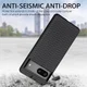 Google Pixel 7a Hoesje Carbon Fiber Back Cover Zwart afbeelding 3