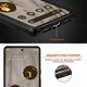 Google Pixel 7a Hoesje Carbon Fiber Back Cover Zwart afbeelding 5
