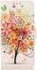 Motorola Moto G73 Hoesje Portemonnee Book Case Boom Print afbeelding 1