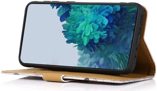 Motorola Moto G73 Hoesje Portemonnee Book Case Boom Print afbeelding 4