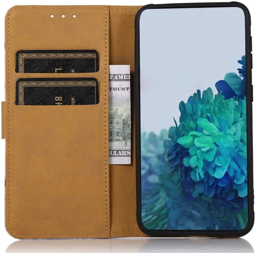 Motorola Moto G73 Hoesje Portemonnee Book Case Kat Print afbeelding 2