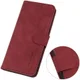KHAZNEH Motorola Moto G73 Hoesje Retro Wallet Book Case Rood afbeelding 6
