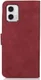 KHAZNEH Motorola Moto G73 Hoesje Retro Wallet Book Case Rood afbeelding 8
