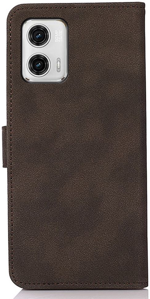 KHAZNEH Motorola Moto G73 Hoesje Retro Wallet Book Case Bruin afbeelding 8