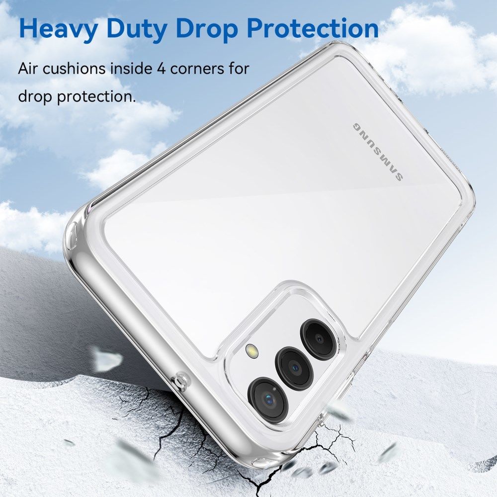 Samsung Galaxy A24 Hoesje Hybride Back Cover Transparant afbeelding 5