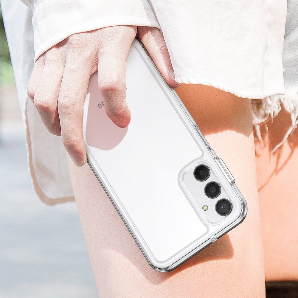Samsung Galaxy A24 Hoesje Hybride Back Cover Transparant afbeelding 8