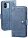 Xiaomi Redmi A1 / A2 Hoesje Wallet Book Case Kunstleer Blauw afbeelding 2