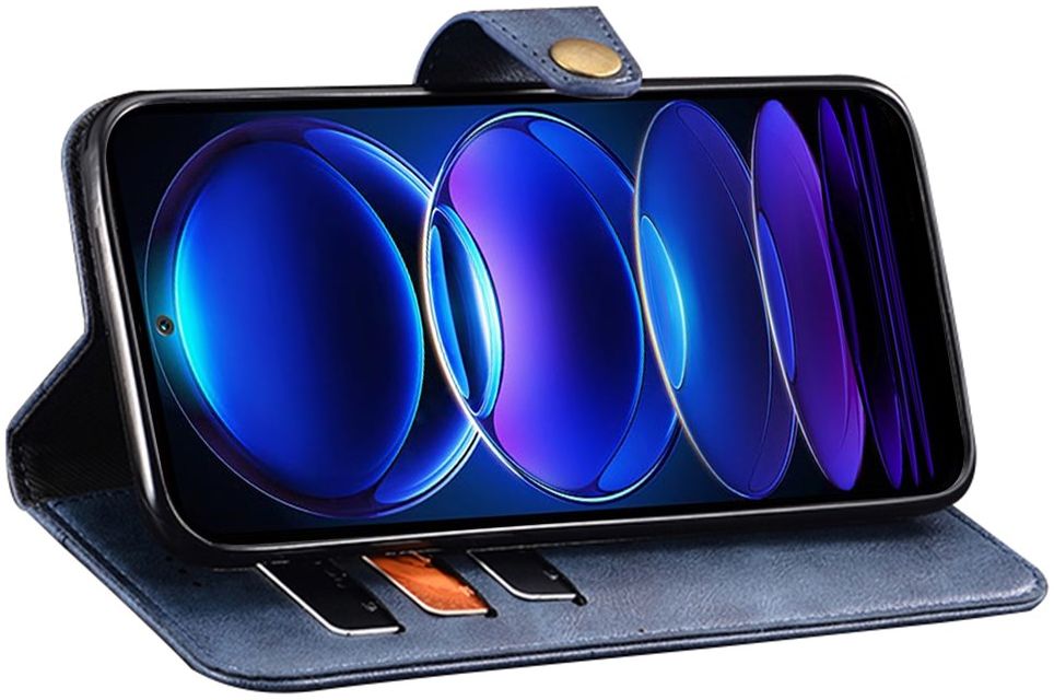 Xiaomi Redmi A1 / A2 Hoesje Wallet Book Case Kunstleer Bruin afbeelding 3