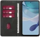 Motorola Moto G73 Hoesje Wallet Book Case Kunstleer Zwart afbeelding 1