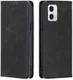 Motorola Moto G73 Hoesje Wallet Book Case Kunstleer Zwart afbeelding 2