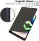Motorola Moto G73 Hoesje Wallet Book Case Kunstleer Zwart afbeelding 3
