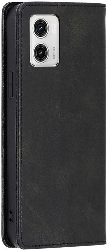 Motorola Moto G73 Hoesje Wallet Book Case Kunstleer Zwart afbeelding 6
