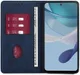 Motorola Moto G73 Hoesje Wallet Book Case Kunstleer Blauw