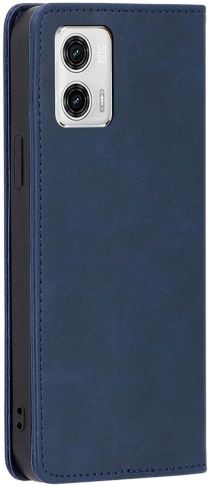 Motorola Moto G73 Hoesje Wallet Book Case Kunstleer Blauw afbeelding 6