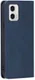 Motorola Moto G73 Hoesje Wallet Book Case Kunstleer Blauw afbeelding 6